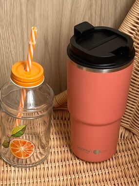 Asobu Puramic Ceramic lined Travel mug NWOT
